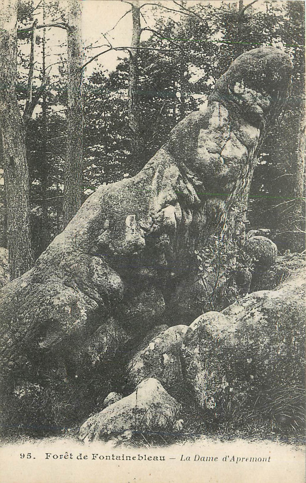 Forêt de Fontainebleau — La Dame d'Aprémont — n° 95